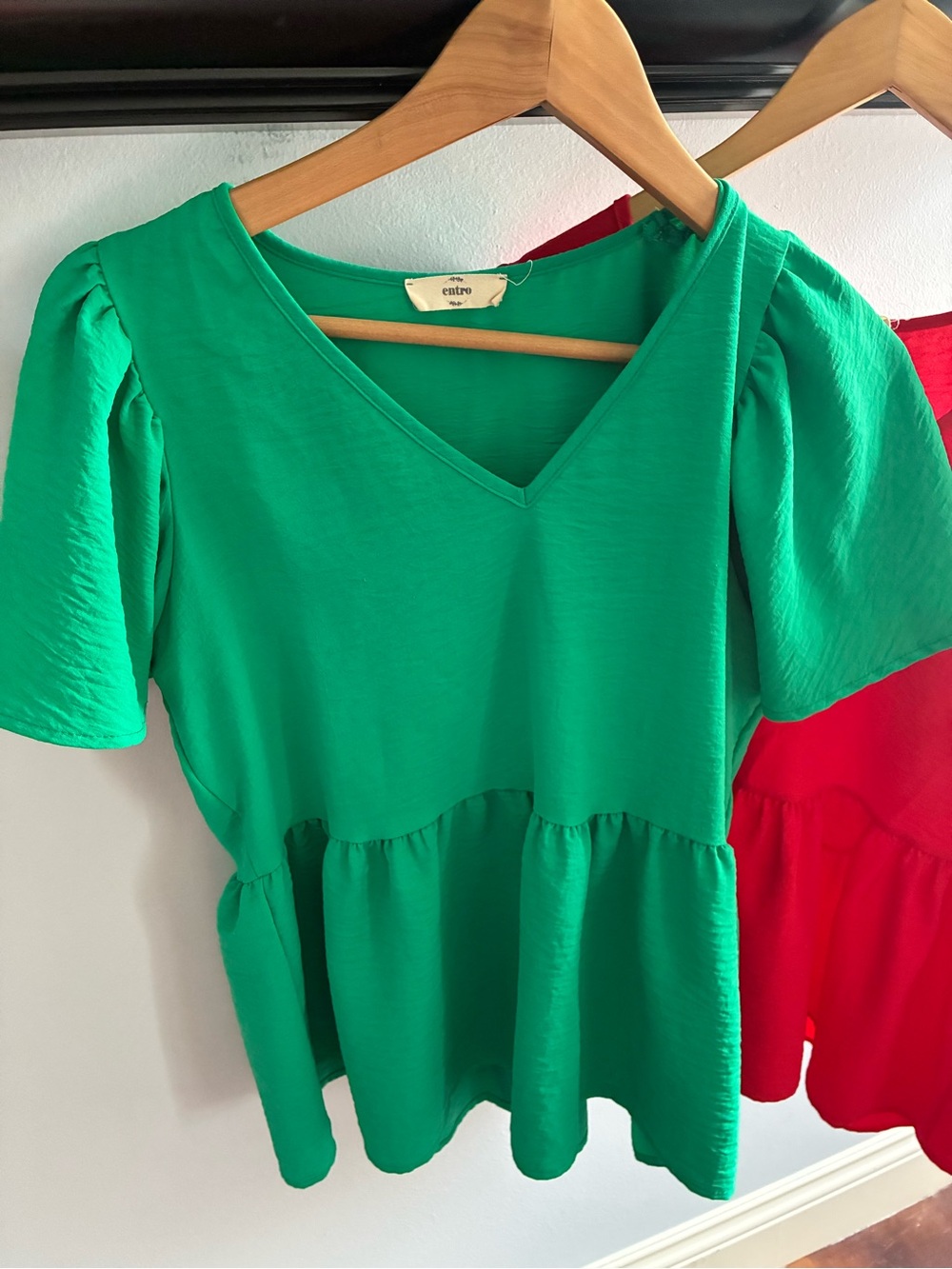 Lot of 4 boutique blouses 41 Hawthorn and Entro - Picture 9 of 11